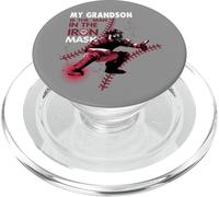 Attrape-Baseball My Grandson is The Man in The Iron Mask PopSockets PopGrip pour MagSafe