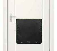 Attrape-boîte aux lettres - Couvercle pour porte - 50 x 50 cm - Pas de trous - Sécuritaire pour chien - Pour lettres et petits paquets - Noir
