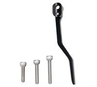 Attrape-chaîne de vélo pour vélos de route 34t à 52t en aluminium et acier inoxydable anti-chute rouge (noir)
