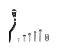 Attrape-chaîne pour vélo de route en alliage d'aluminium et acier pour support de dérailleur avant et pour les paires de plateaux 39-53T ou 34-50T (Noir)