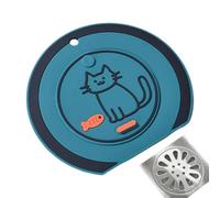 Attrape-Cheveux de Douche - Piège à Cheveux de Douche | Protecteur de canalisation de Salle de Bain avec Joint Anti-Fuite, Accessoires de avec Conception Facile à Installer, Couvercle de Can