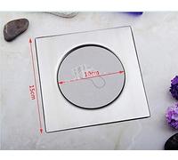 Attrape-Cheveux en Acier Inoxydable pour Drain de Douche, entraineur de Bouchon Pop-up Rond, Protecteur de Filtre d'évier Amovible, Couverture de Drain de Sol de Baignoire Facile pour la Cuisine