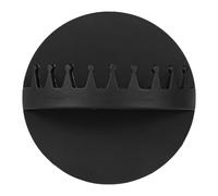 Attrape-Cheveux Mural de Douche, Collecteur de Cheveux en Silicone Conception d'Engrenage Piège à Cheveux de Baignoire Attrape-Cheveux de Douche pour Éviter Les Canalisations Obstruées (Noir)