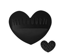 Attrape-cheveux mural de douche, piège à ventouse en forme de cœur, aide à drainer la salle de bain, protection de cheveux à coller, design facile à nettoyer, pour femme, épouse, petite amie, salle de