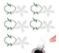 Attrape-Cheveux pour - 5 Pièces De 15,8 Pouces, Chaîne À Fleurs Universelle, Piège Les Obstructions De Douche De Manière Invisible, Élimine Les Obstructions Profondes des Tuyaux, s'adapte À