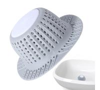 Attrape-cheveux pour canalisations de baignoire, filtre de vidange en silicone, bouchon anti-obstruction, fournitures de douche pour canalisations pop-up et régulières appartement, dortoir