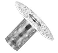Attrape-Cheveux pour Drain De - Crépine en Métal De 10 Cm, Filtre Antiblocage, Solution De Drainage Hygiénique, Bouchon D'évier Antirouille | Protecteur en Acier Inoxydable pour Douche, Sall