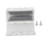 Attrape-cheveux réutilisable amovible portable filtrant efficacement mur douche collecteur de cheveux pour drain de baignoire blanc