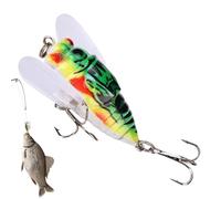 Attrape-cigales, appâts de pêche basse, hameçon solide réaliste Tackle Lockant | Leurre de pêche en eau douce, accessoires pour eau douce, eau salée