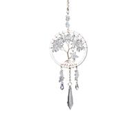 Attrape- de voiture, pendentif de vue arrière de véhicule, breloque de voiture suspendue, décoration de véhicule, breloque de voiture en , pendentif de voiture réfléchissant la lumière du