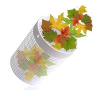 Attrape-feuilles de piscine - Attrape-feuilles blanches pour nettoyeur de piscine | Attrape-feuilles | Piège à feuilles de grande capacité | Outil d'entretien réutilisable pour la maison, l'hôtel et