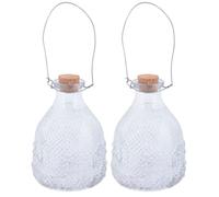 Attrape guêpes en verre chiné (Lot de 2)