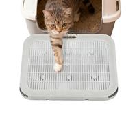 Attrape-litière Pour Chat - Marches Antidérapantes Pour Bac À Litière, Attrape-tapis Pour Chat, Imperméable, Double Couche, Lavable, Accessoires Pour Animaux De Compagnie, Pour L'intérieur Et L'extéri
