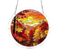 Attrape-lumière de fenêtre - 20 cm - Puzzle esthétique en acrylique - Décoration d'intérieur - Attrape-fleurs arc-en- - Pour maison, appartement, salon, chambre à coucher, jardin, cour, porche