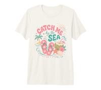 Attrape-Moi au Bord de la mer pour Amoureux de la Plage T-Shirt Haut de Gamme