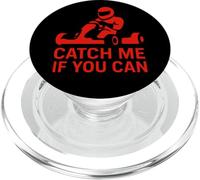 Attrape-moi si tu peux Retro Racer Go Kart Race PopSockets PopGrip pour MagSafe