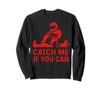 Attrape-moi si tu peux Retro Racer Go Kart Race Sweatshirt