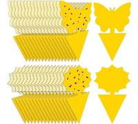 Attrape Moucheron Intérieur Anti Moucherons Plantes Interieur Piège Moucherons Adhésif. Piège à Insectes Efficace sans Produits Chimiques pour la Maison et Le Jardin