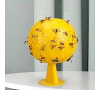 Attrape Moucheron, PièGe Moucheron IntéRieur, Anti Moucherons Interieur, Anti AraignéE, Lot De 5 PièGes à Mouches De Fruits Jaunes Boules D'Insectes Collantes