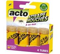 Attrape-mouches à la glu 4 pièces - ACTO INSECTICIDES - AMOU3 Noir G