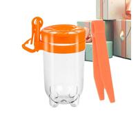 Attrape-mouches avec pince à épiler - Boîte d'observation transparente | Attrape-insectes d'extérieur pour filles, explorateurs naturels, école, jardin, camping, été