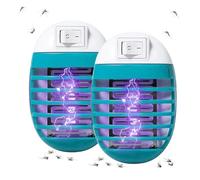 Attrape-mouches électrique avec lumière UV - Destructeur de mouches enfichable pour une utilisation en intérieur | Lampe LED pour pièges efficaces contre les mouches des fruits et les moustiques,