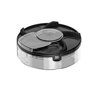 Attrape Mouches Électrique Rotatif à 360°,Piège à Mouches Automatique d'intérieur,Fly Catcher,Destructeur d'insectes,Moucherolle Rechargeable par USB pour Maison, Cuisine, Restaurant,Bar (Noir)
