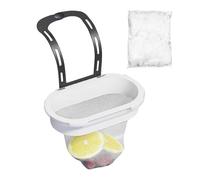 Attrape-Nourriture Pour Évier, Filet Piège À Déchets Alimentaires D'évier, Filtre Déchets Évite Les Bouchons Inclus 50 Sachets Pour Résidus Alimentaires Thé Épluchures