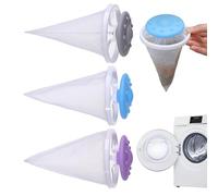Attrape-peluches pour le linge, sac en pour filtre à cheveux de machine à laver - Sac en pour filtre à cheveux pour machine à laver,Filet de à pour piège à peluches domestique, pour la