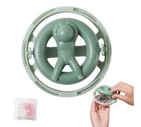 Attrape-peluches pour machine à laver - PP+polyester 3,94x3,94x1,57 pouces 30g |, Filtre à cheveux flottant anti-emmêlement, Pièges à peluches réutilisables pour le linge