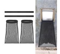 Attrape Peluches Sécheuse Amovible - Filtre à Peluche pour Conduit de Sécheuse | Sac Lavable Réutilisable pour Buanderie Garage Jardin Extérieur