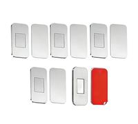 Attrape-placard magnétique - 5 pièces aimants fins auto-adhésifs - Fermoirs d'armoire en acier inoxydable, pour salle de bain, stock, cuisine et armoire, camping-car, fermeture de meubles
