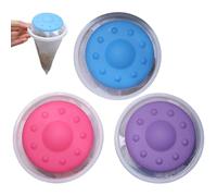 Attrape-poils flottant pour le linge, 3 pièces, épilateur pour animaux de compagnie de style OVNI pour le linge, collecteur peluches et fourrures réutilisable avec maille fine pour laveuses à c