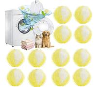 Attrape Poils Machine a Laver, Attrape Anti Poil Machine à Laver, 8 Pièces Réutilisable Attrape Poils Machine a Laver, pour Nettoyer Poils d'animaux Domestiques, Cheveux, Débris Coton