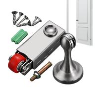 Attrape-Porte Magnétique Kit capture glissante et roulette basse | Butée Porte Aimantée pour maison salon chambre abri portillon cuisine salle de bain