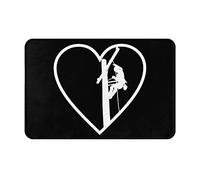 Attrape-Poussière Tapis Anti-salissures J'aime Mon Lineman Paillasson Tapis de Bain 40×60cm pour Cuisine,Couloir,Chambres