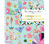 Attrape-rêve et guirlande en origamis - boite avec accessoires Coffret avec 30 feuilles et 4 fils de coton - Marie-Rose Boisson - Deux Coqs D'or - Boîte ou accessoire - Jeux livres objets