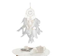 Attrape-rêves à 3 mondes, attrape-rêves avec plumes circulaires de rat, attrape-rêves pour mariage boho, attrape-rêves à LED à suspendre, emballage multicolore de 3 à suspendre pour voiture