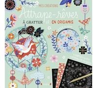Attrape-rêves à gratter et origamis - Pochette loisirs créatifs avec 2 attrape-rêves - Dès 6 ans