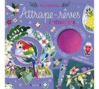 Attrape-rêves à métalliser - 4 cartes + 4 feuilles metallique - Rebecca Romeo - Grund - Document jeunesse