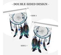 Attrape-rêves amérindien, drapeau de bienvenue pour jardin, 6 x 0,9 m, ne se décolore pas, drapeau double face pour maison, cour, porche, pelouse