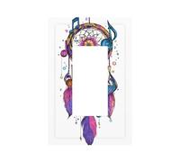 Attrape-rêves avec notes de musique - Plaque murale à bascule unique - Décoration pour la maison, la cuisine, la salle de bain