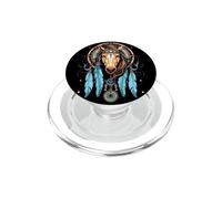 Attrape-rêves Cheval Indien Indien Plumes Tribal PopSockets PopGrip pour MagSafe