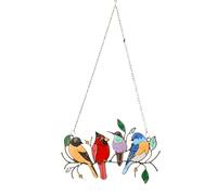 Attrape-rêves de jardin - 7,87 x 3,15 pouces - Ornement artistique coloré - Attrape-rêves d'art - Pour intérieur, jardin, cour, fenêtre, maison, cuisine, salon, camer