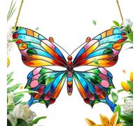 Attrape-rêves d'extérieur, attrape-rêves d'extérieur | décoration d'arbre de plumes d'animaux - pour animaux en acrylique 2D avec plumes pour décoration de Noël pour la maison, jardin en f