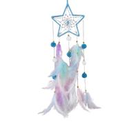 Attrape-rêves en Plume pour Enfants, Capteur de Rêves en Plumes Attrape de Rêves Fait à La Main Attrape Reve Dream Catcher pour Chambre Maison Décoration Tenture Murale Filles Cadeau