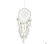 Attrape rêves ""Été"" blanc 20x56cm