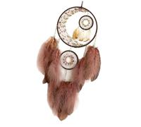 Attrape-rêves fait à la main Carillon à vent Plumes Chambre Chambre Pendentif Mural Attrapeurs de Rêves Creative Voiture Suspendu Décoration Fille Bohême Décoration Maison