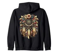 Attrape-Rêves Floral Harmonie Naturelle Sweat à Capuche