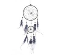 Attrape-Rêves, Grand Attrape Rêve avec 2 Cercles pour Chambre Maison Décoration,Noël, Tenture Murale Mobile Decoratif Filles Enfants Cadeau
